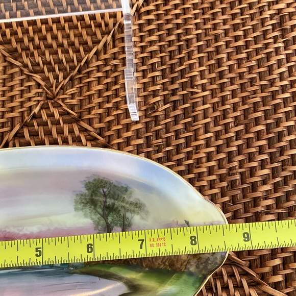 Vintage Handpainted Antique Plate - Picture 4 of 5